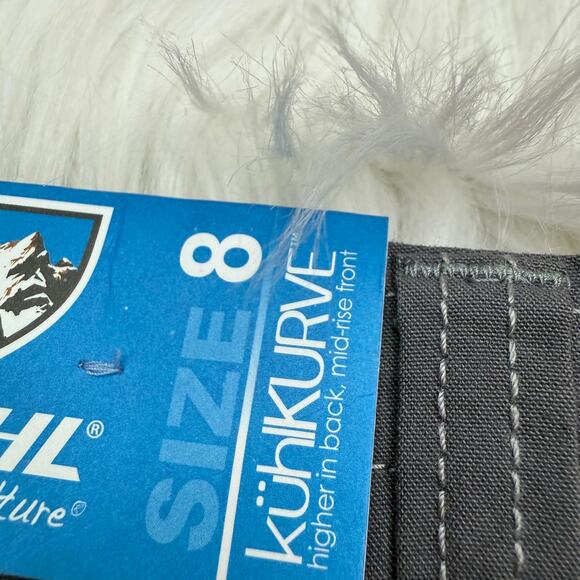 Kuhl KuhlKURVE Women's Splash 5.5" Shorts Gray Size 8 NWT Hiking Outdoor Camping - Picture 15 of 16